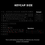 139 Keys PBT Keycap Cherry Profile Double Shot Keycaps For Filco CHERRY Ducky iKBC Mechanical Gaming Keyboard