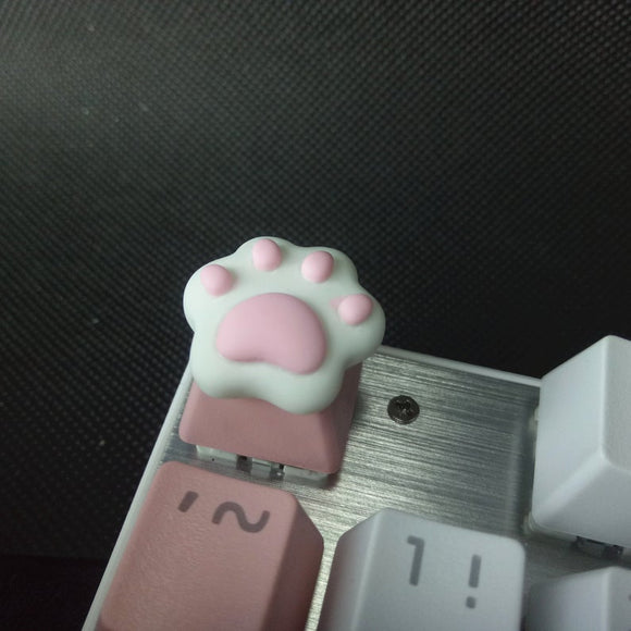 Pink handmade cat claw keycaps are suitable for most cherry MX (+) axis mechanical keyboard keycaps