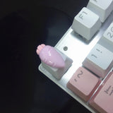 Pink handmade cute radish keycap set is suitable for most cherry MX (+) axis mechanical keyboard keycaps