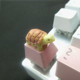 Pink handmade turtle keycaps are suitable for most cherry MX (+) axis mechanical keyboard ESC R4 keycaps