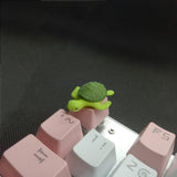 Pink handmade turtle keycaps are suitable for most cherry MX (+) axis mechanical keyboard ESC R4 keycaps