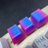 pink Jelly R4 keycap handmade resin keycap craftsman keycap gift OEM keyboard height can be customized personalized keycap SA